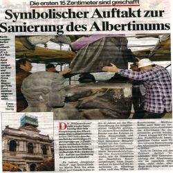 Skulpturengeruest Albertinum 2001 01